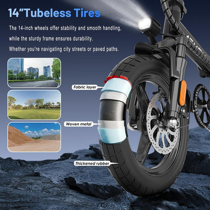 Voltra 14" Folding Electric Bike