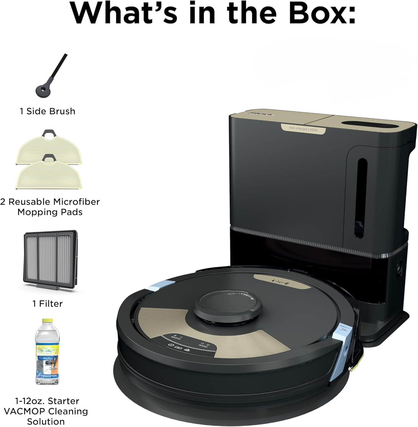 Zerin 2-in-1 Robot Vacuum & Mop
