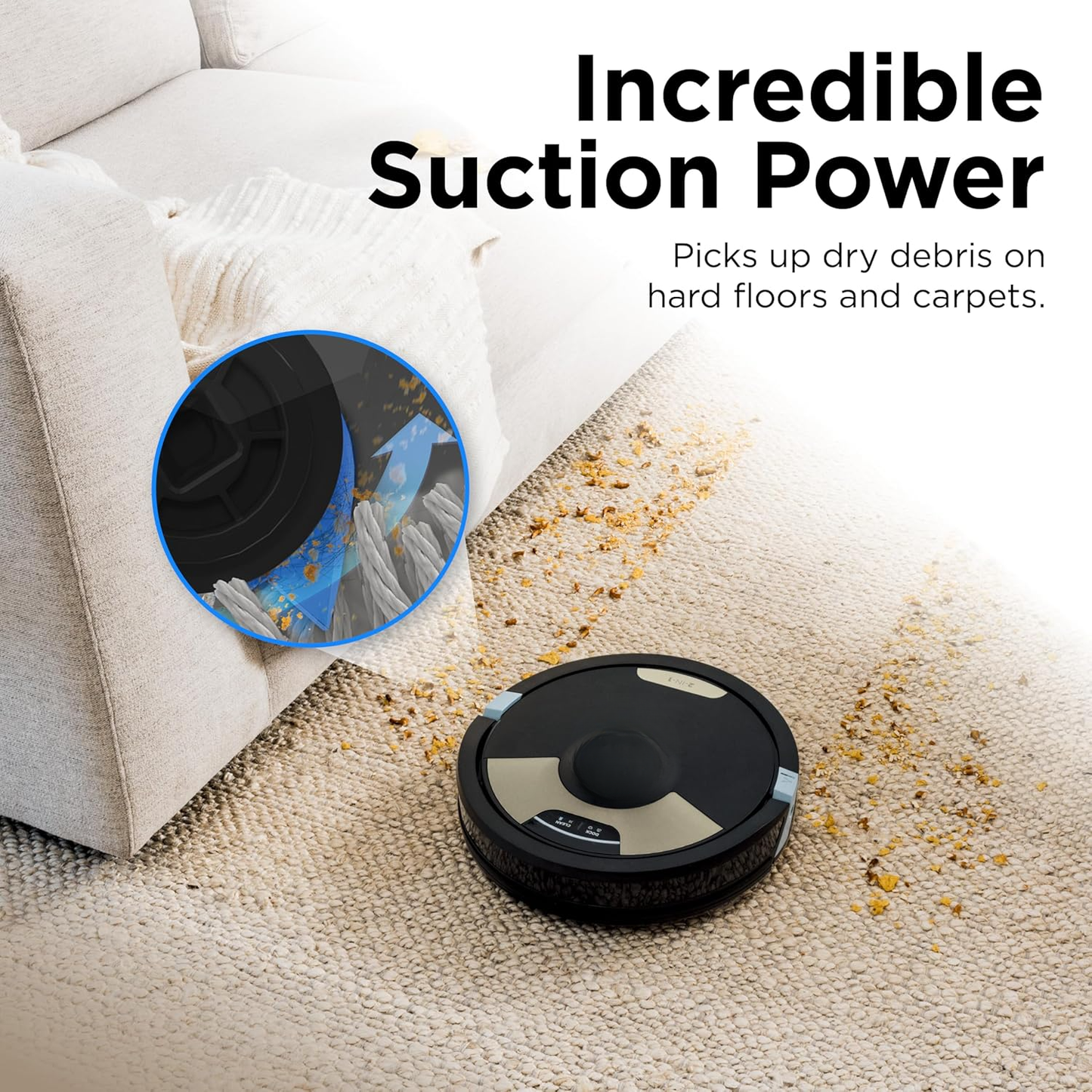 Zerin 2-in-1 Robot Vacuum & Mop