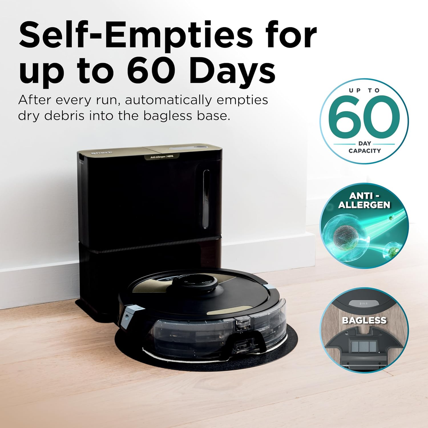Zerin 2-in-1 Robot Vacuum & Mop