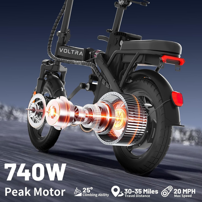 Voltra 14" Folding Electric Bike
